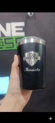 PROMOÇÃO COPO TÉRMICO PERSONALIZADO A LASER 360ml