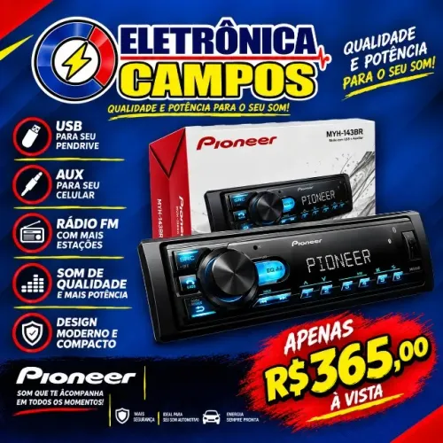 AUTO-RADIO PIONEER MYH-143BR