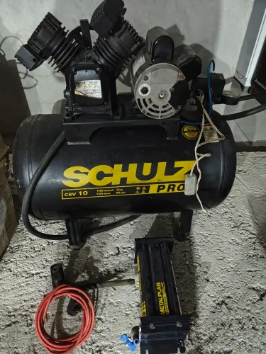 Compressor Shultz 100 litros 2 HP + Secador de ar + Purgador eletrônico