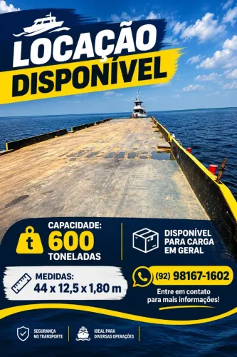 600 e 750 toneladas disponíveis