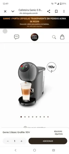 Cafeteira Dolce Gusto