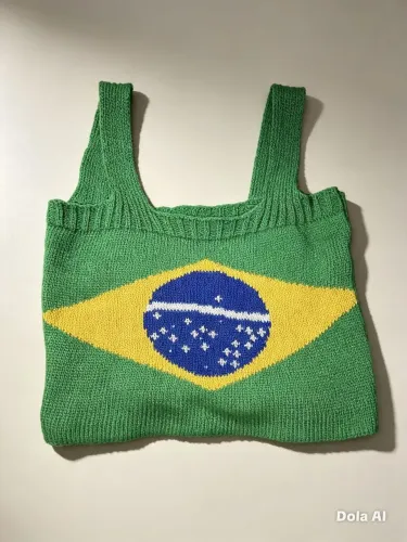 Top de tricô 