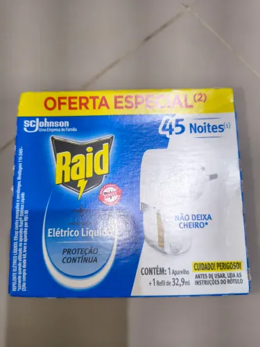 Raid aparelho e refil 45 noites