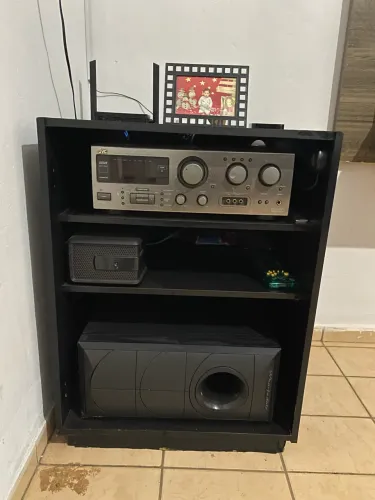 Kit Som Hi-Fi High End: Receiver JVC Super A + Caixas Inglesas Wharfedale Modus