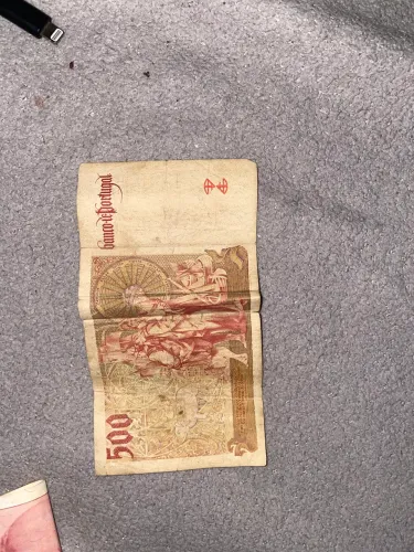 Vendo cedula antiga para colecionador portugal 500 escudos 1997 vf p- 187