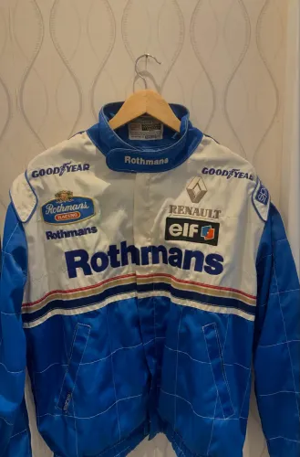 Casaco Williams Renault Rothmans Sparco F1 Vintage Original Anos 90
