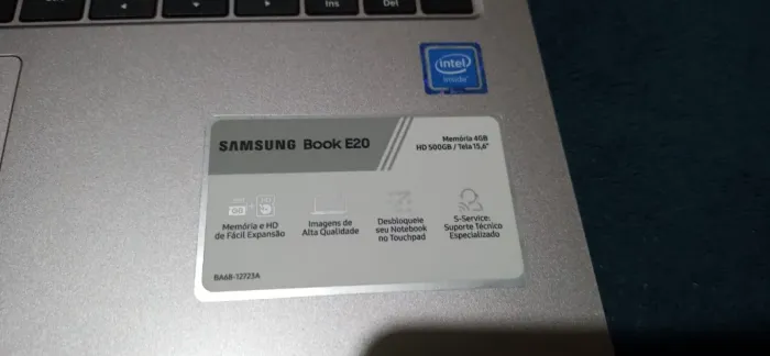 Vendo notbook sansung e 20