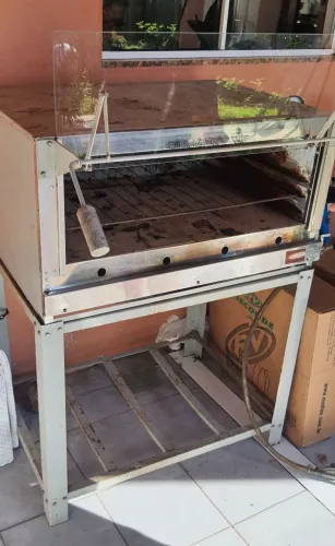 Forno Roma Venâncio 90 Cm De Lastro Pedra Refrataria A Gás