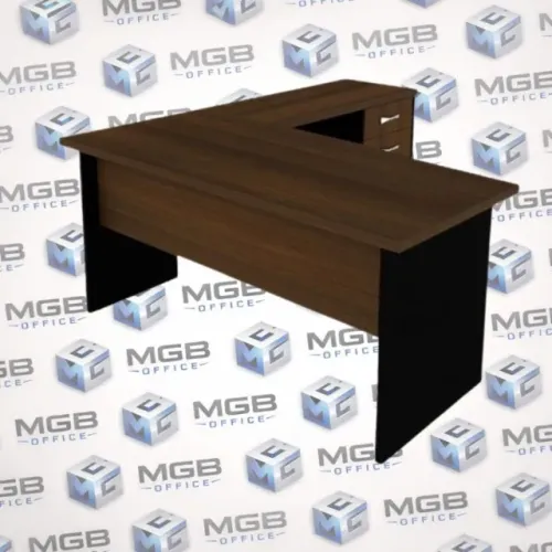 Mesa Conjunto Angular C/Pé Painel - (0,75x1,50x0,60cm) - Entregamos Df e Entorno 