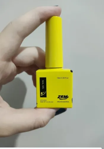 esmalte em gel amarelo zem
