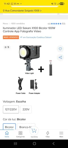 Led iluminador SOKANI X100