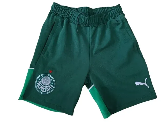 Short Original Palmeiras Bolsos com zíper