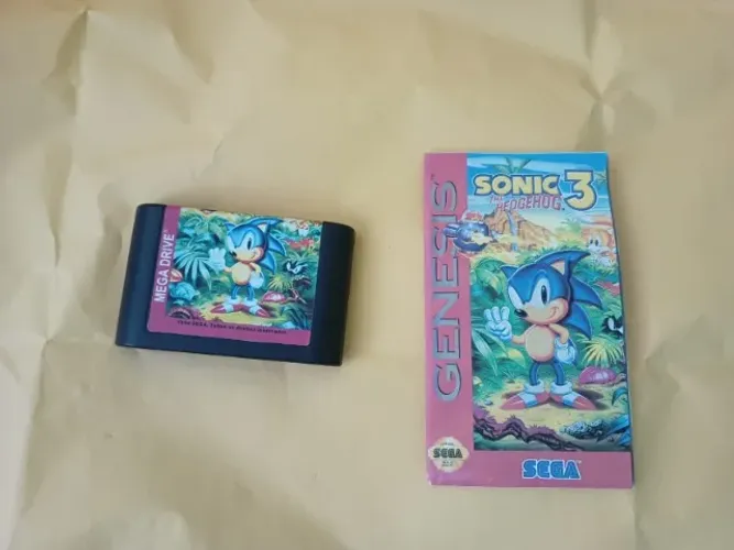 Sonic 3 Original Mega Drive + Encarte