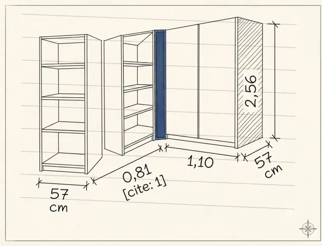 Armário de primeira linha para quarto