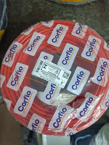 Rolo fio cabinho 6mm