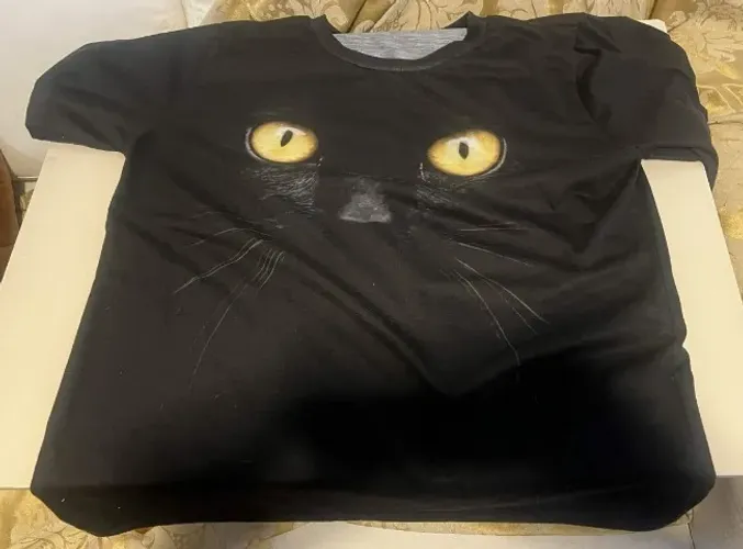 Camisa preta Gato M