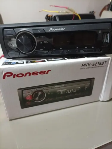 Som Automotivo Pioneer MVH-S218BT com Bluetooth e USB (Na Caixa)
