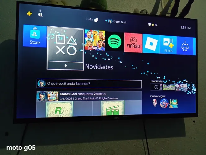 PS4 na caixa