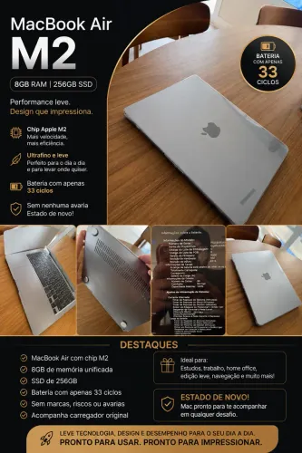 MacBook Air M2 ? 8GB / 256GB SSD
