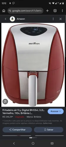Fritadeira elétrica Britânia 