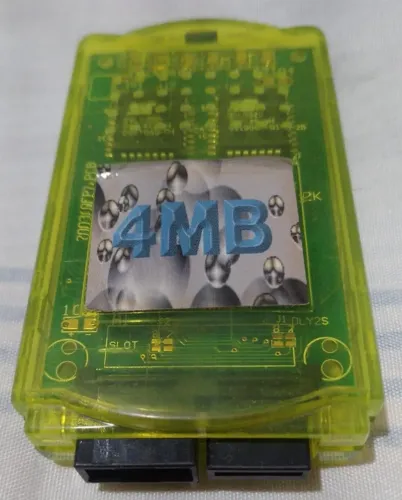 Memory Card de 4MB para o Sega Dreamcast oferece 800 blocos de espaço