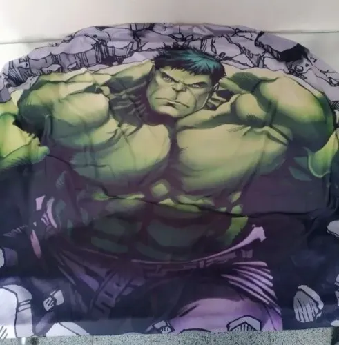 Kit decoração: Capa painel + 3 capas para cilindros do Hulk