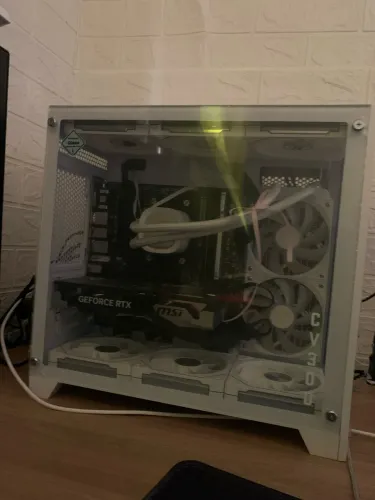 Gabinete mancer cv300 ainda c/plastico e 3 fans