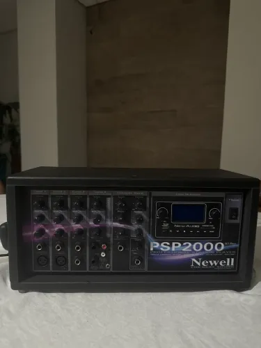 Mesa de Som Newell PSP2000 BT/REC - 4 Canais - Profissional - Estado de Novo