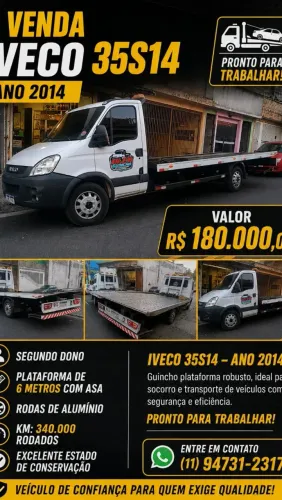 Iveco Daily Chassi 35s14 3.0 16V Diesel Mec. (e5) 2014
