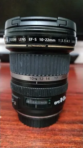Lente Canon EF-S 10-22mm (ideal para filmagem)