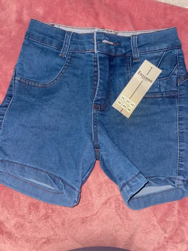 Bermuda jeans feminina