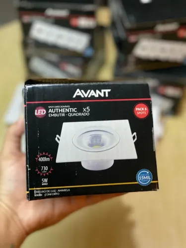 Spot de led 5w luz amarela
