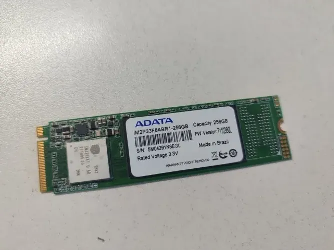 SSD NVME 2280 256GB ADATA FUNCIONANDO