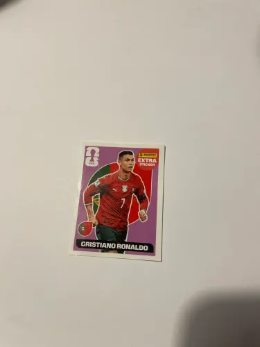 Carta Cristiano Ronaldo Roxa