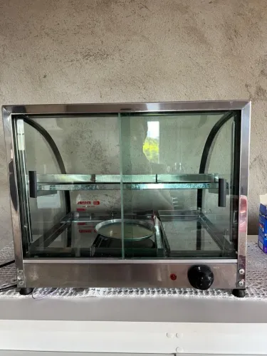 Estufa Elétrica EDANÇA Inox e Vidro - Excelente Estado