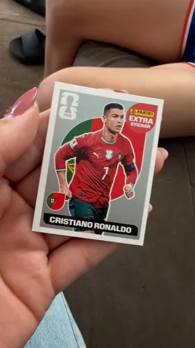 Figurinha copa do mundo Cristiano Ronaldo