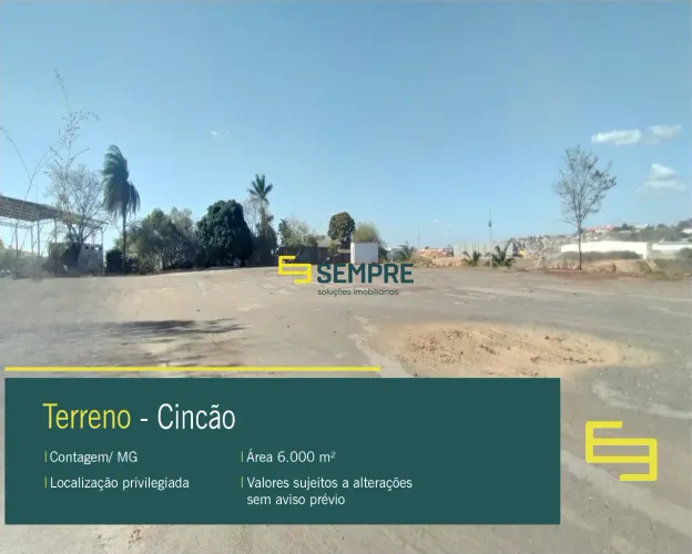 Terreno para alugar em Contagem, no Cincão