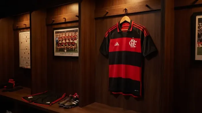 CAMISA DO FLAMENGO VERMELHA E PRETA 2026 M, G E GG