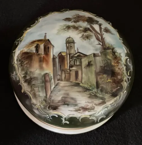 Porta- Joias de porcelana 