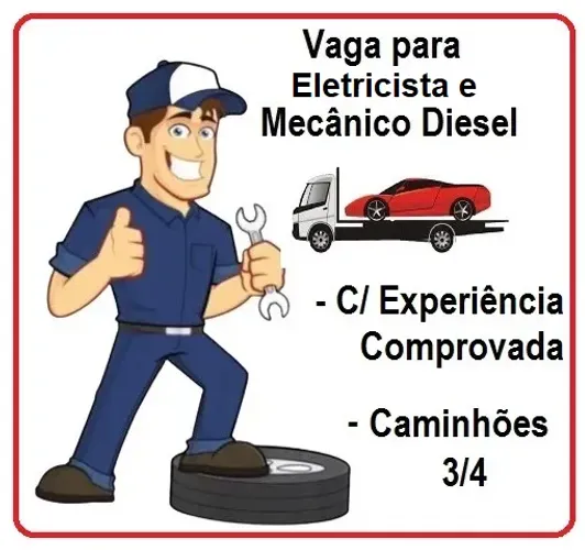 Mecânico Diesel e Eletricista de Caminhão