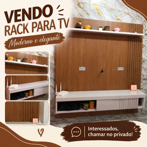 Painel rack para TV