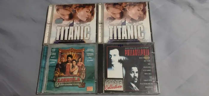 Kit 4 CD's Musica Trilha Sonora Filmes - Ver descrição
