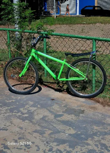 Bicicleta Aro 26 Montadinha Verde - Guidão 160 - Revisada<br>