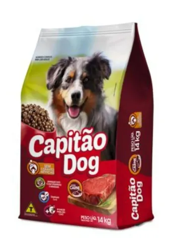 Ração capitão dog 14 kg