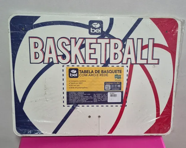 TABELA DE BASQUETE COM ARO E REDE