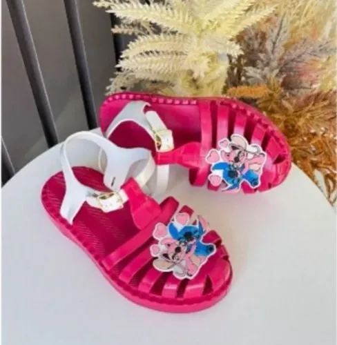 Sandália Aranha infantil Feminina Minnir Mouse 25-32