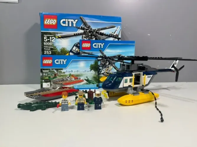 Lego 60067 Helicopter Pursuit completo