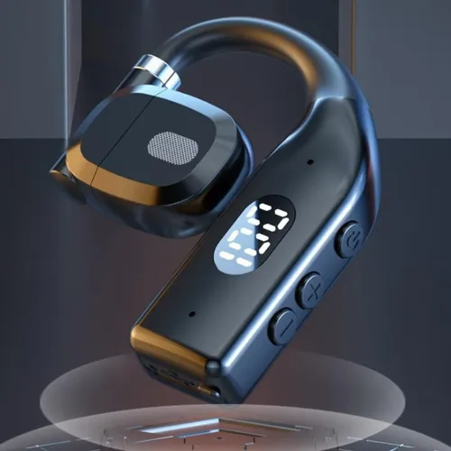 Fone de ouvido Bluetooth 5.4 para esportes, jogos, headset