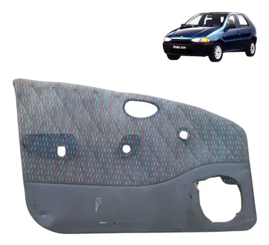 Forro Porta Dianteiro Lado Esquerdo Fiat Palio 1996 2000 Cinza