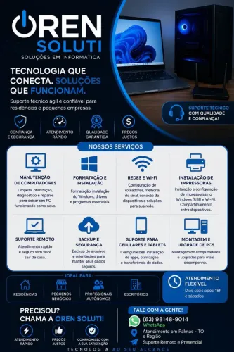 TECNICO EM INFORMÁTICA PALMAS